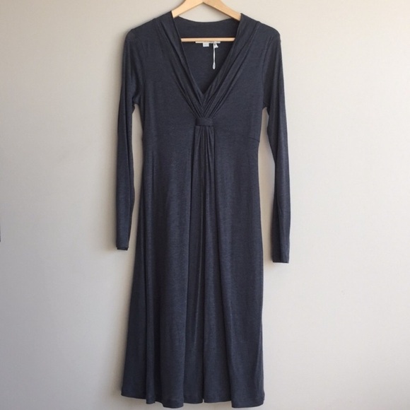 BODEN Midi Dress in Charcoal Grey Size 6L - Picture 7 of 15